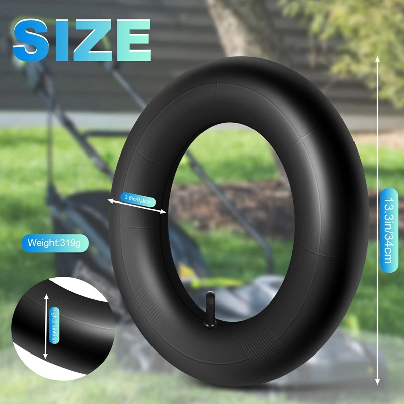 Внутренняя трубка тачки 3 50-8 сверхмощная резиновая внутренняя замена стержня