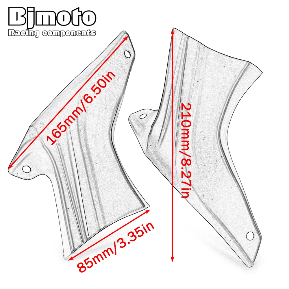 Охладитель тормозного диска воздуховод впускная крышка для Kawasaki Z800 Z900 Z1000 SX ZX-6R