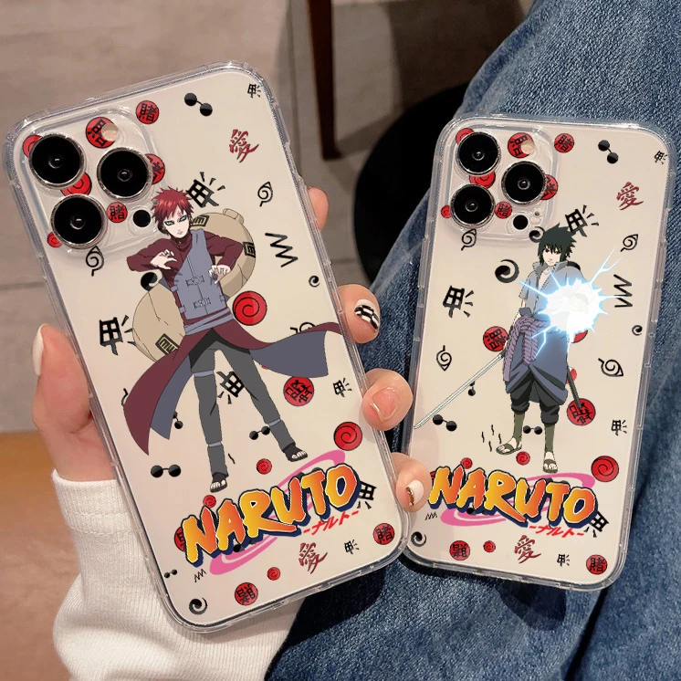 

BANDAI Naruto Phone Cases For iPhone 11 12 13 Mini SE 2020 6 6S 7 8 Plus X XS XR Pro Max Pattern Cover Shell Soft TPU
