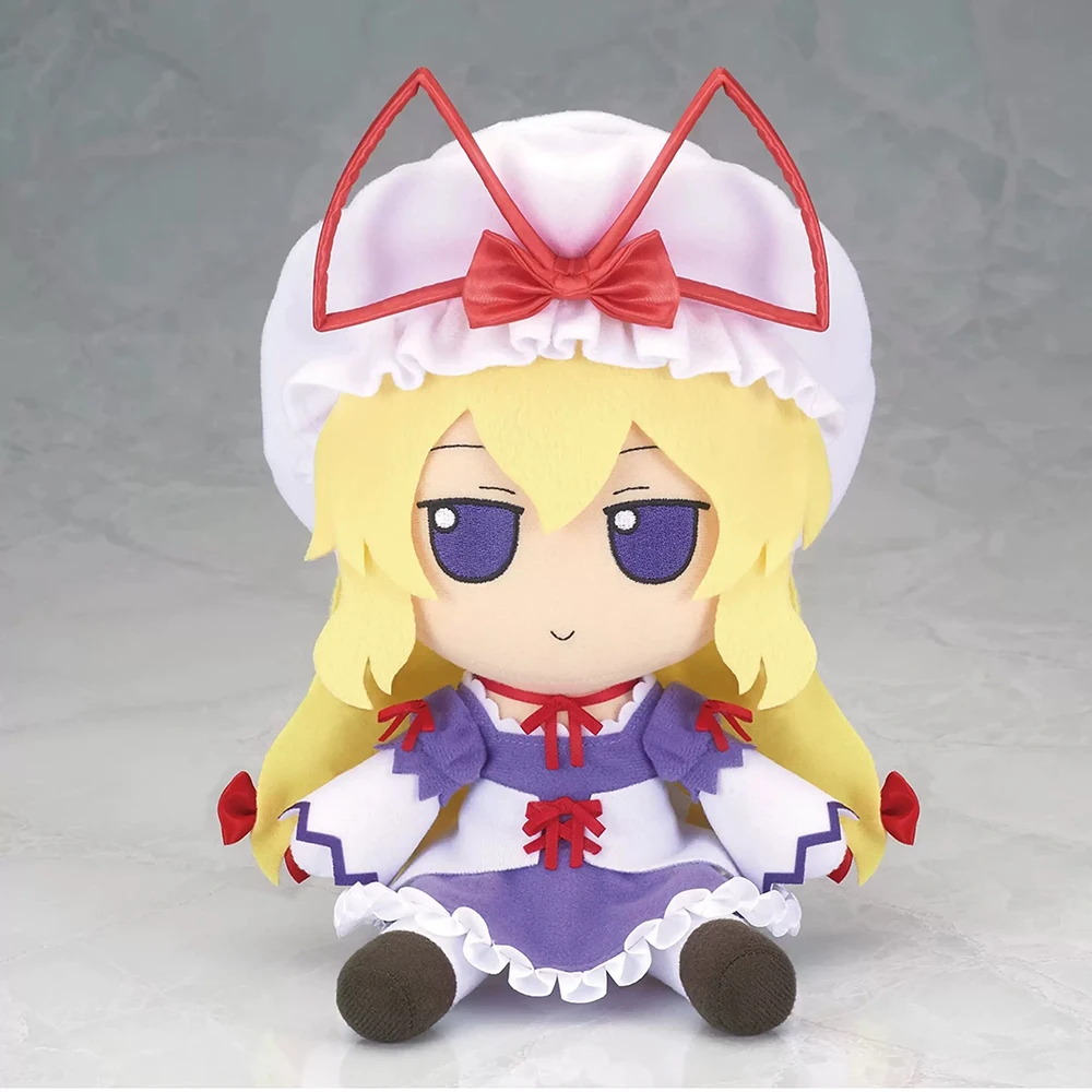 Фото В наличии Оригинальная плюшевая кукла AmiAmi Gift Touhou Project Yakumo Yukari Saigyouji Yuyuko, мультяшная милая детская игрушка, 20 см №2
