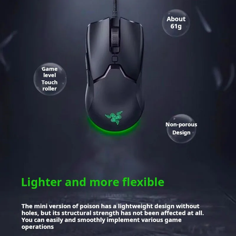 Проводная Игровая Мышь Razer Viper Специальное Издание Оптический Датчик 8500 Точек На