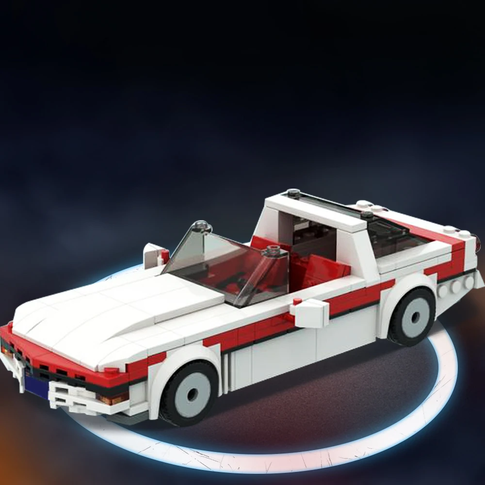 Gobrick MOC Road Racing The A-Team Corvetteed C4, модель автомобиля, кирпичи, скоростной автомобиль, сборка «сделай сам», строительный блок, игрушки для детей, подарки