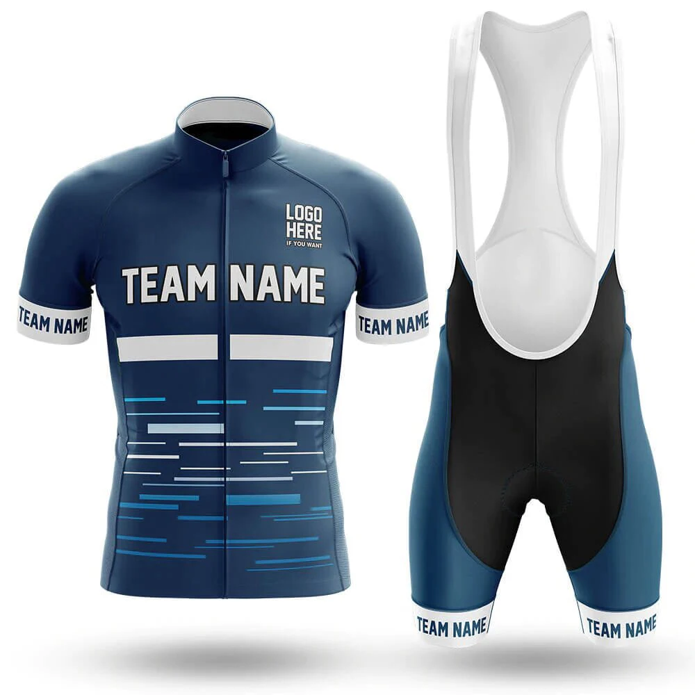 

2022 Custom Team Name S8- Men's Cycling Jersey And Bib Shorts Suit