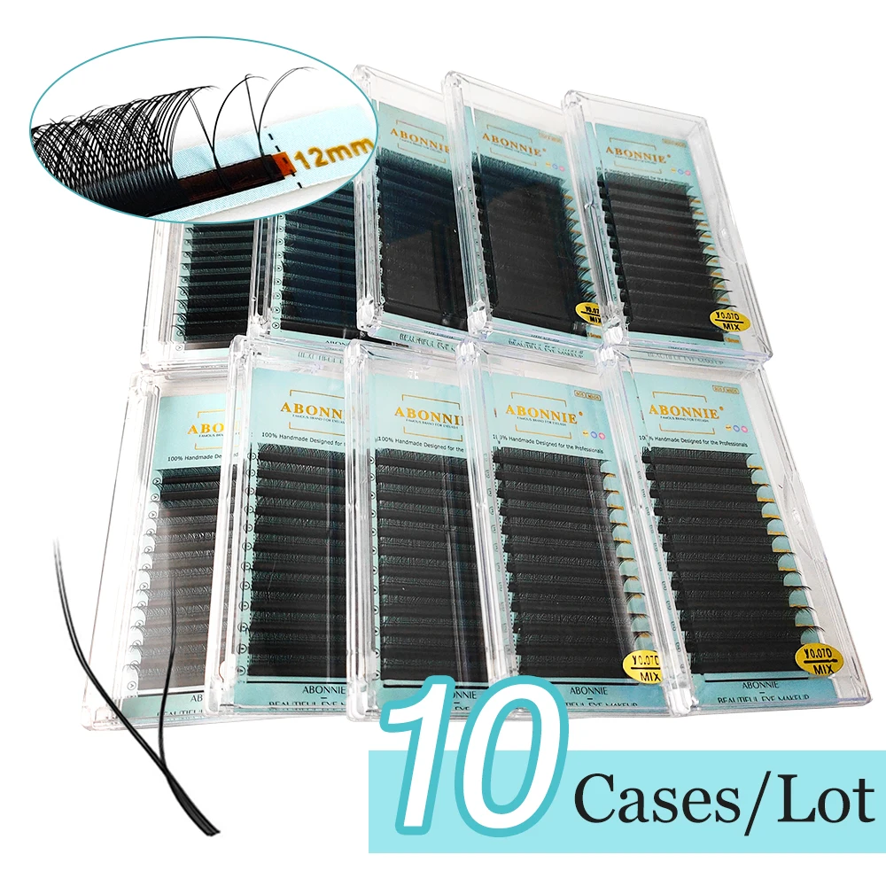 

Накладные ресницы Abonnie YY, 10 лотков, Y-образная форма