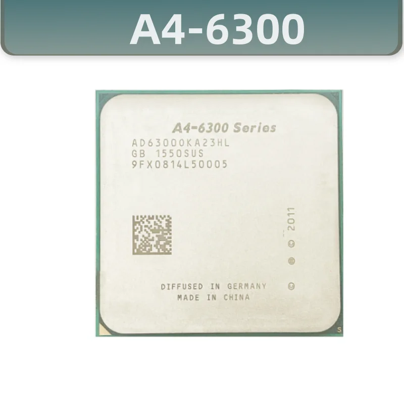

A4 6300 a4 6300 Dual-core FM2 3.7GHz 1MB 65W CPU processor pieces A4-6300 APU