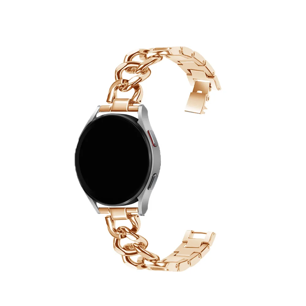 

Samsung Denim Chain Watch Band Watch4 Watch Band Watch5 Small Fragrance Metal Watch Band 20-22MM