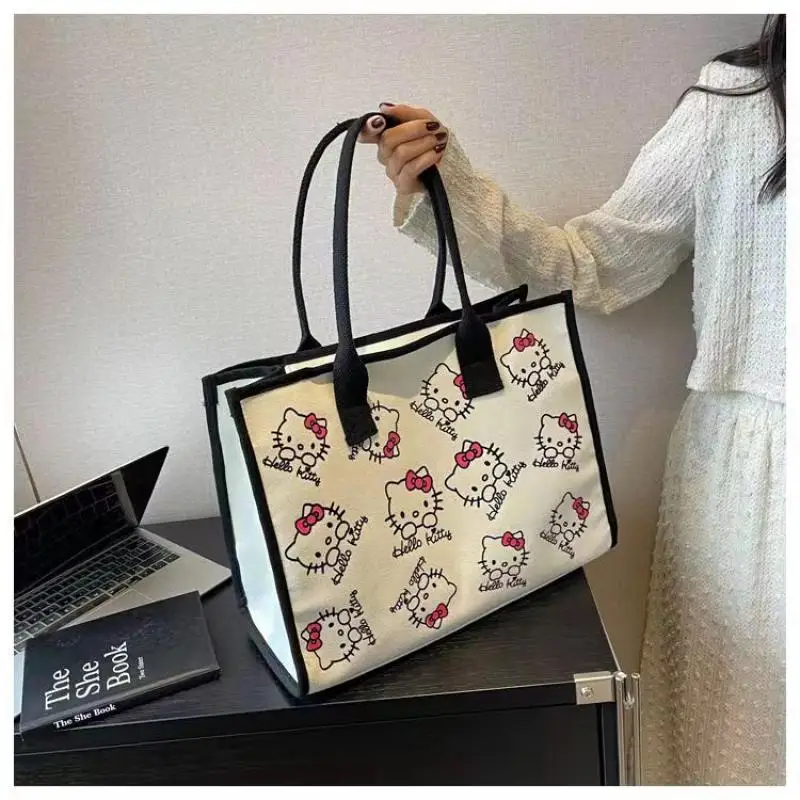 

Sanrio Sanrio Y2K Cute Kawaii Anime Cartoon Bag Large Capacity Underarm Shoulder Bag Handheld Makeup Commuter Package Gift