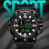 digital watch men waterproof military watch silicone strap stopwatch male electronic led wristwatches relogio masculino 2022