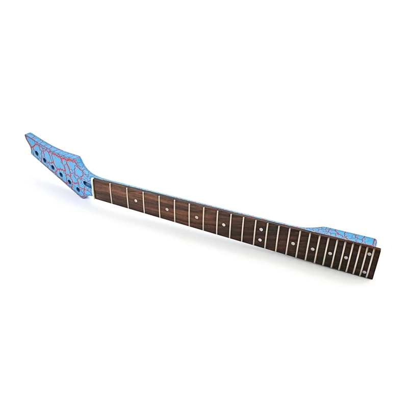 

Blue Burst Crack Guitar Neck with Dot Inlays 24 fret Electric Guitar Neck