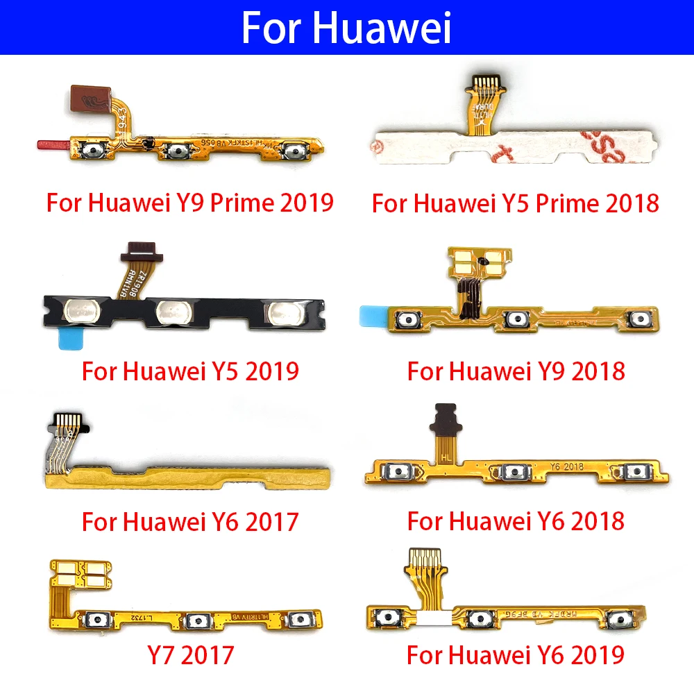 

10 шт. регулятор громкости для Huawei Y5 Y6 Y7 Y9 2018 2019 Y6P Y7P Y8S Y8P Y9S