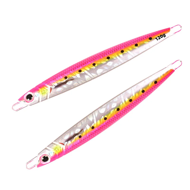 

Metal Jig Lure 60g/121mm Sea Fishing Slow Jig 3D Print Laser Artificial Bait Super Hard Fishing Lures Boat Fishing Jig Lures