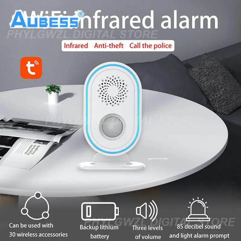 

Wireless Anti-theft Motion Detector Home Security Alarm 85dba 433mhz Pir Mp Alert Infrared Sensor Alarm Monitor Tuya Wifi Sensor