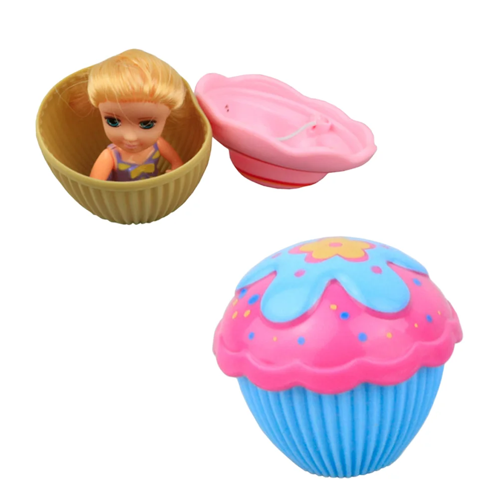 

3pcs Cupcake Surprise Beautiful Cake Gift Toys Pretend Play Toys for Style