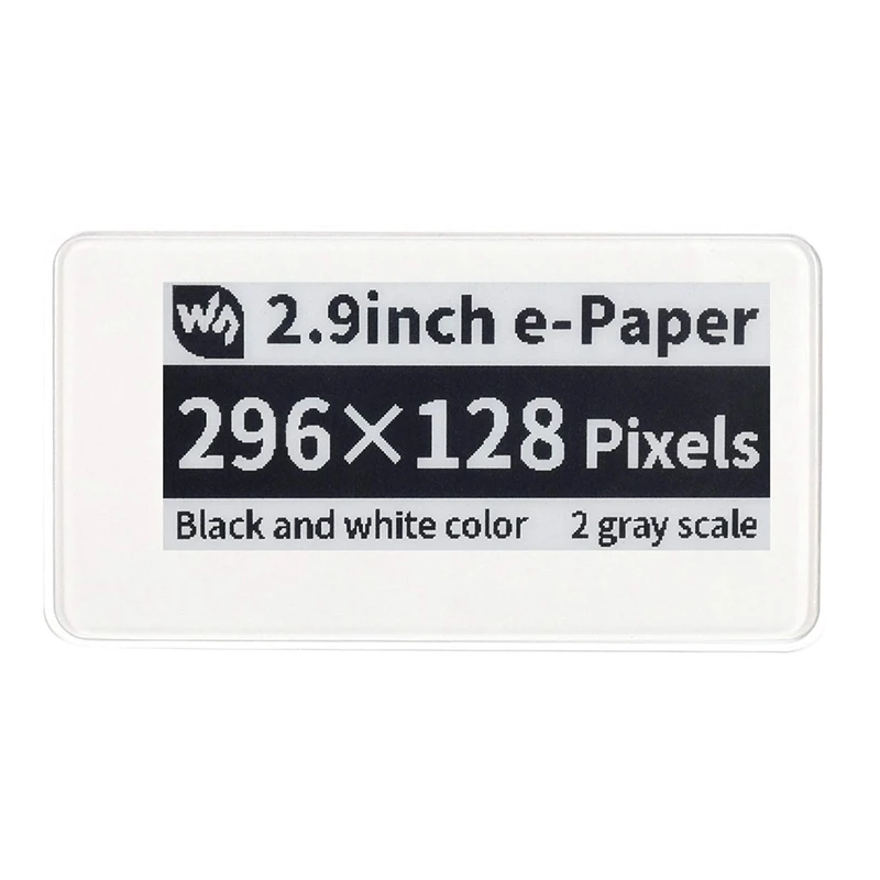 

Waveshare 2.9 Inch Wireless NFC-Powered Epaper Eink E Paper E-Ink Display Screen Module For Mobile Android APP, No Battery