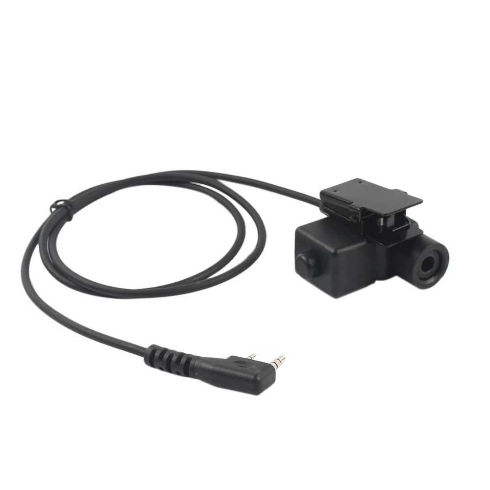 

TK U94 PTT Walkie Talkie Microphone Neck Throat Mic Earpiece Radio