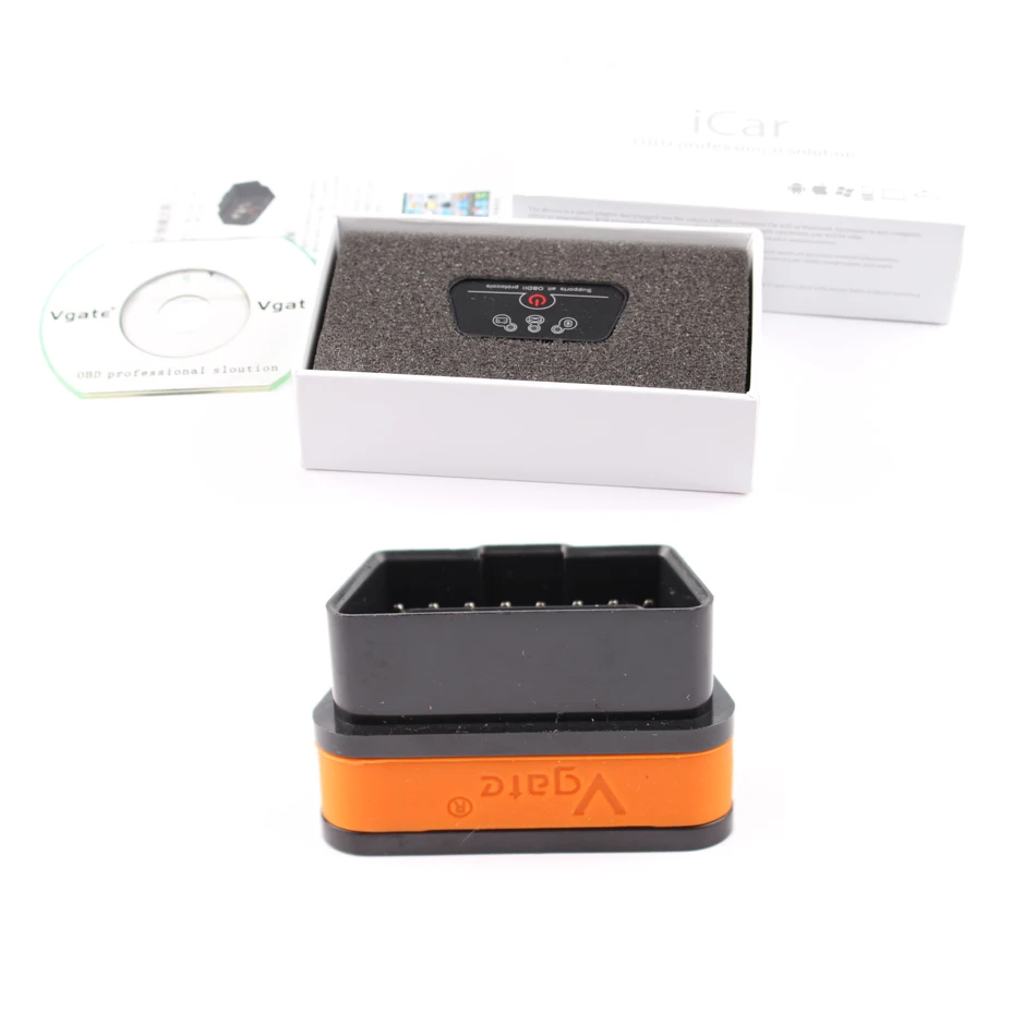 ELM327 OBD2 Vgate Icar 2 с Bluetooth автоматическим диагностическим инструментом для