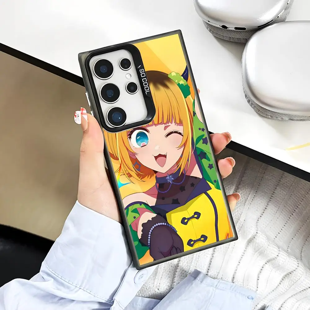 Фото Чехол Oshinoko Mem для Samsung Galaxy S26 S25 S24 S23 S22 S21 S20 Note20 Plus Ultra, цветной, серебристый №2