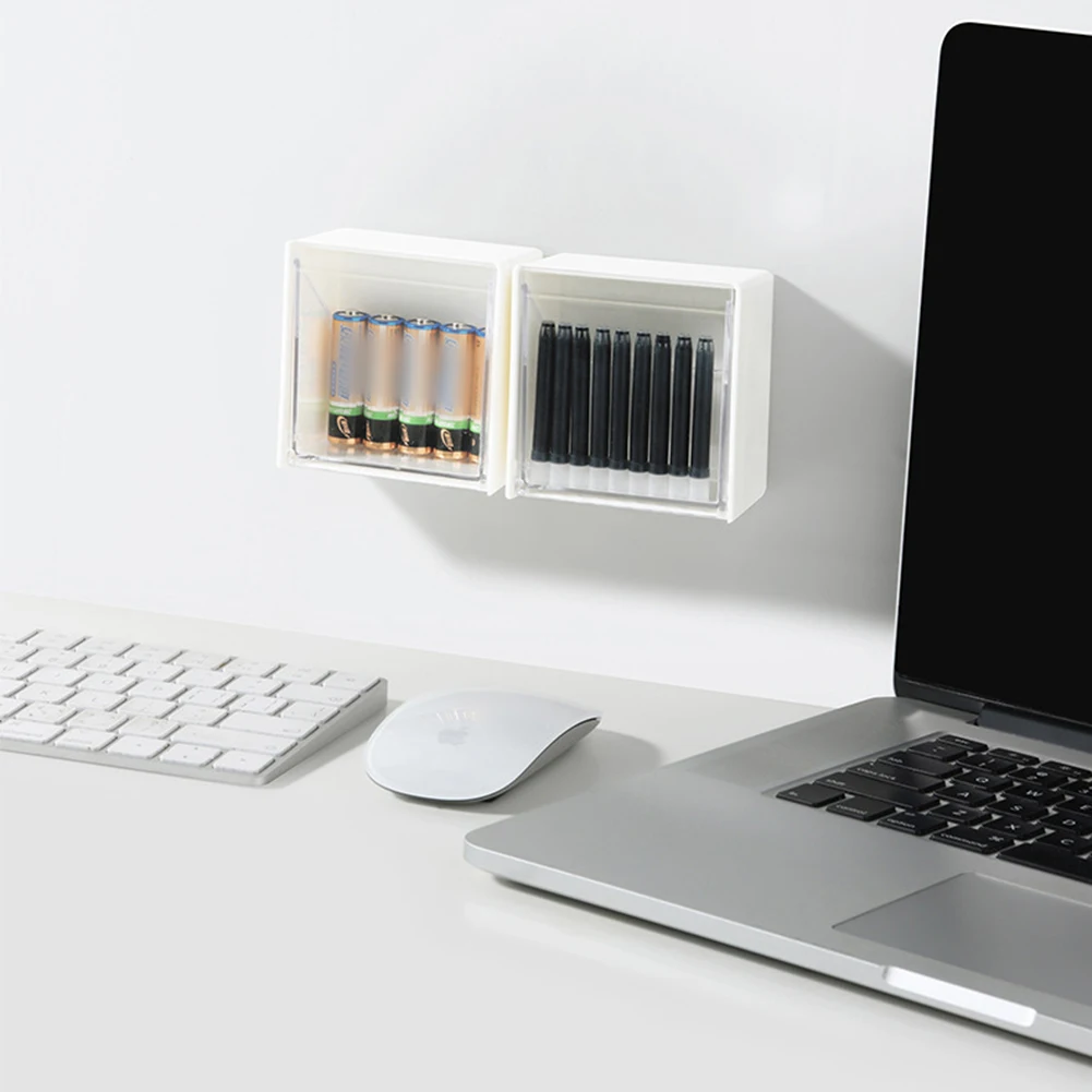 

Настенные контейнеры для хранения, пластиковый держатель для ватных палочек, прозрачный креативный откидной тип без гвоздей для ванной и с...