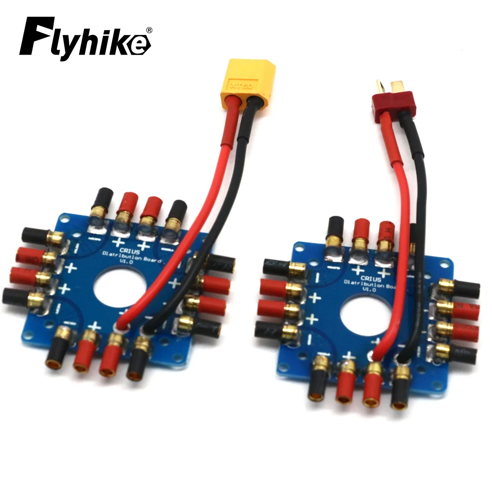 

ESC Distribution Board Connection Board Soldered T / XT60 Plug 3.5mm Banana Bullet Connectors For Quadcopter Multicopter FPV