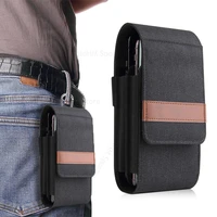 for sony xperia 1 10 iv universal oxford cloth flip phone pouch for xperia pro i 5 1 10 iii lite wallet card belt clip waist bag