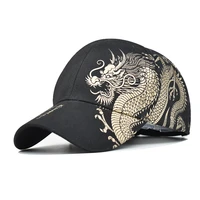 chinese dragon totem belief mens baseball caps womens summer snapback hat outdoor sports running biking casual sun hat