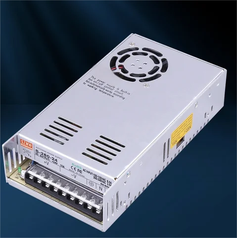 S-350W 400W 500W 800W 1000W Высокая мощность 24V Импульсный источник питания 220–12V 36V 48v 20A