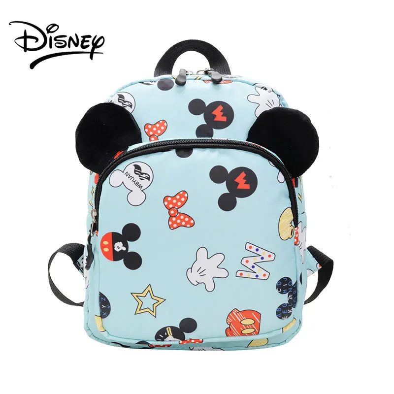 Disney Minnie Mouse Backpack for Girl Kids Children's School Bag for Kindergarten Students Toddler Mini Backpacks Mickey Infant