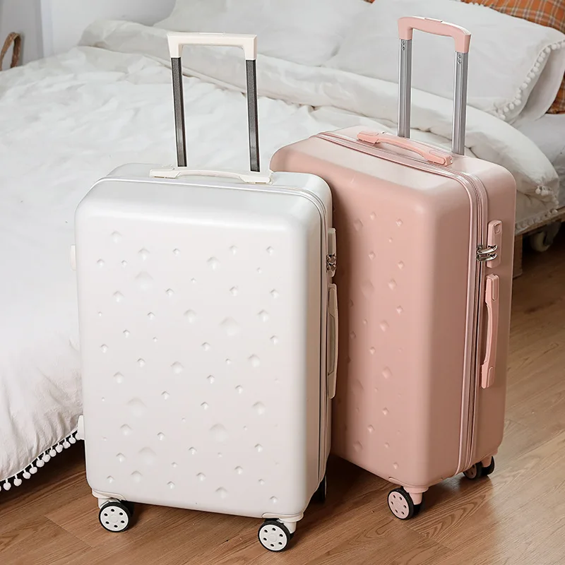 New Fresh Luggage Universal Wheel Trolley Case Female Suitcase Male Password  Boarding Bag Student Large Capacity