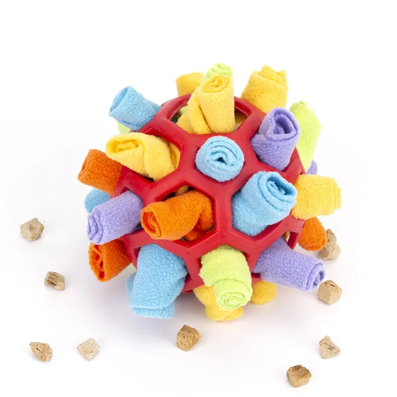 

Slow Feeder Training Educational Toy Interactive Dog Puzzle Toys Encourage Natural Foraging Skills Portable Pet Snuffle Ball Toy