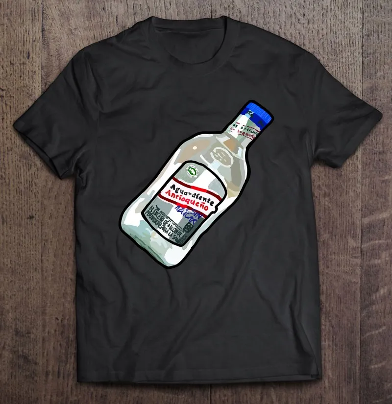 

Мужская футболка Parcero Aguardiente обесцвечивающее белье из Колумбии парцерос мужская одежда без рисунка футболка в Корейском стиле для женщин