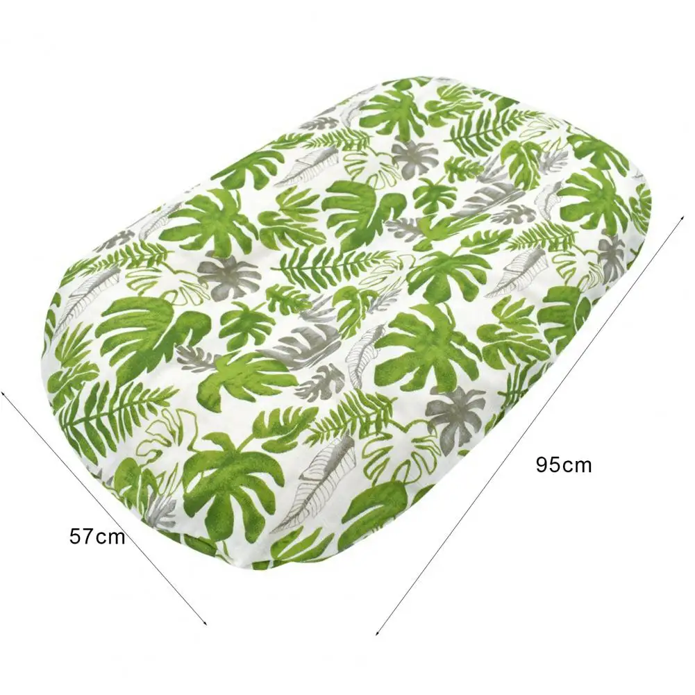 

Съемный мягкий чехол для детской кроватки с цветочным принтом