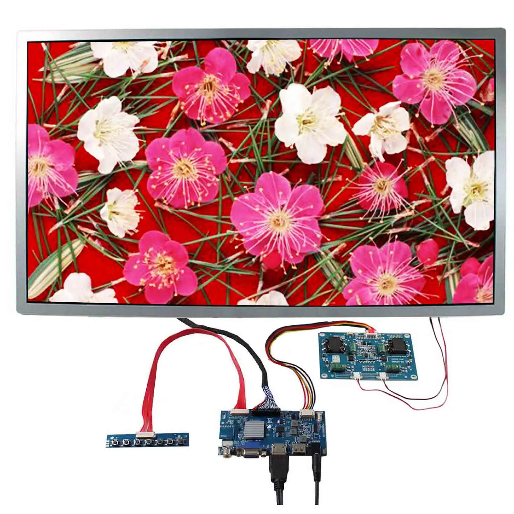 1500Nits Lcd рекламный дисплей с Hd-Mi Vga Cvbs Usb контроллер платы 1920X1080 ЖК-панель 27 дюймов