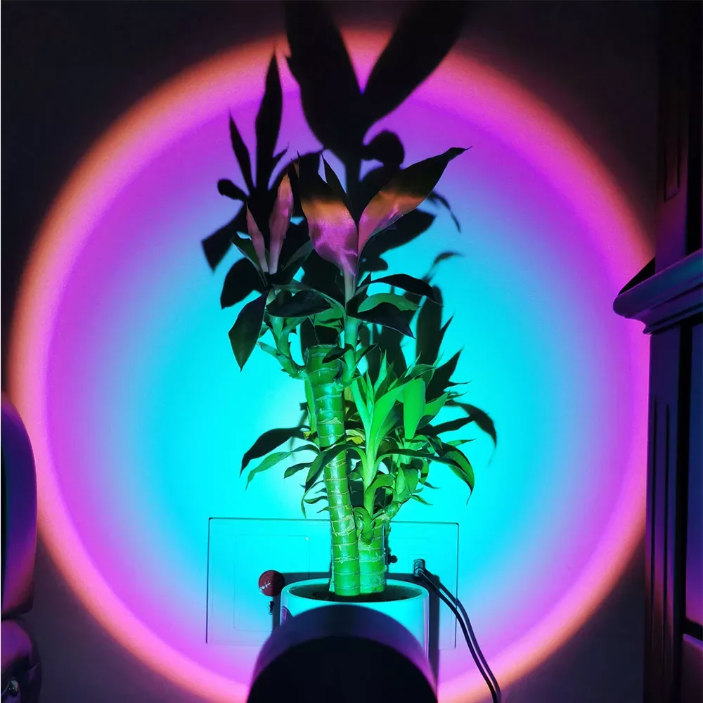 

Sunset Lamp Sunset Projector Mood Living Room Bedroom LED Night Light gift Room Decor Bar Atmosphere Photography Background