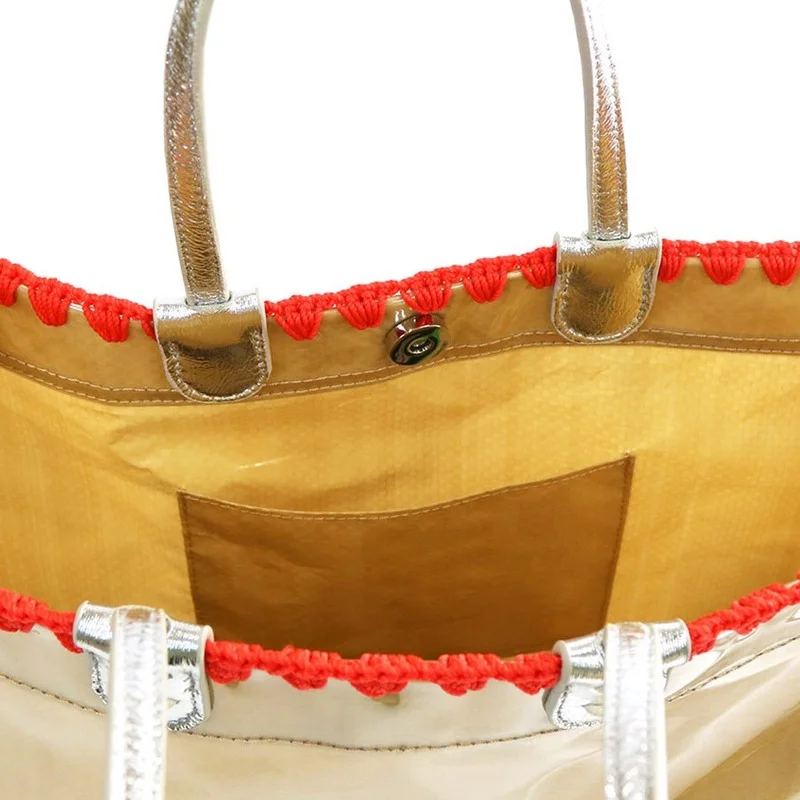 2023 Summer New High-end Design Sense Woven Texture Pvc Handbag Fashion Single Shoulder Messenger Bag Women Purse And Handbags