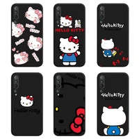hello kitty cartoon kawaii cat phone case for xiaomi mi note 11 10 9 8 11x lite 9t cc9 poco m3 x3 pro se