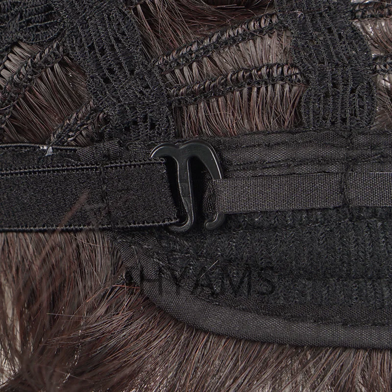 Парик из фильма Доктор Странный темно-коричневый смешанный белый комикс с