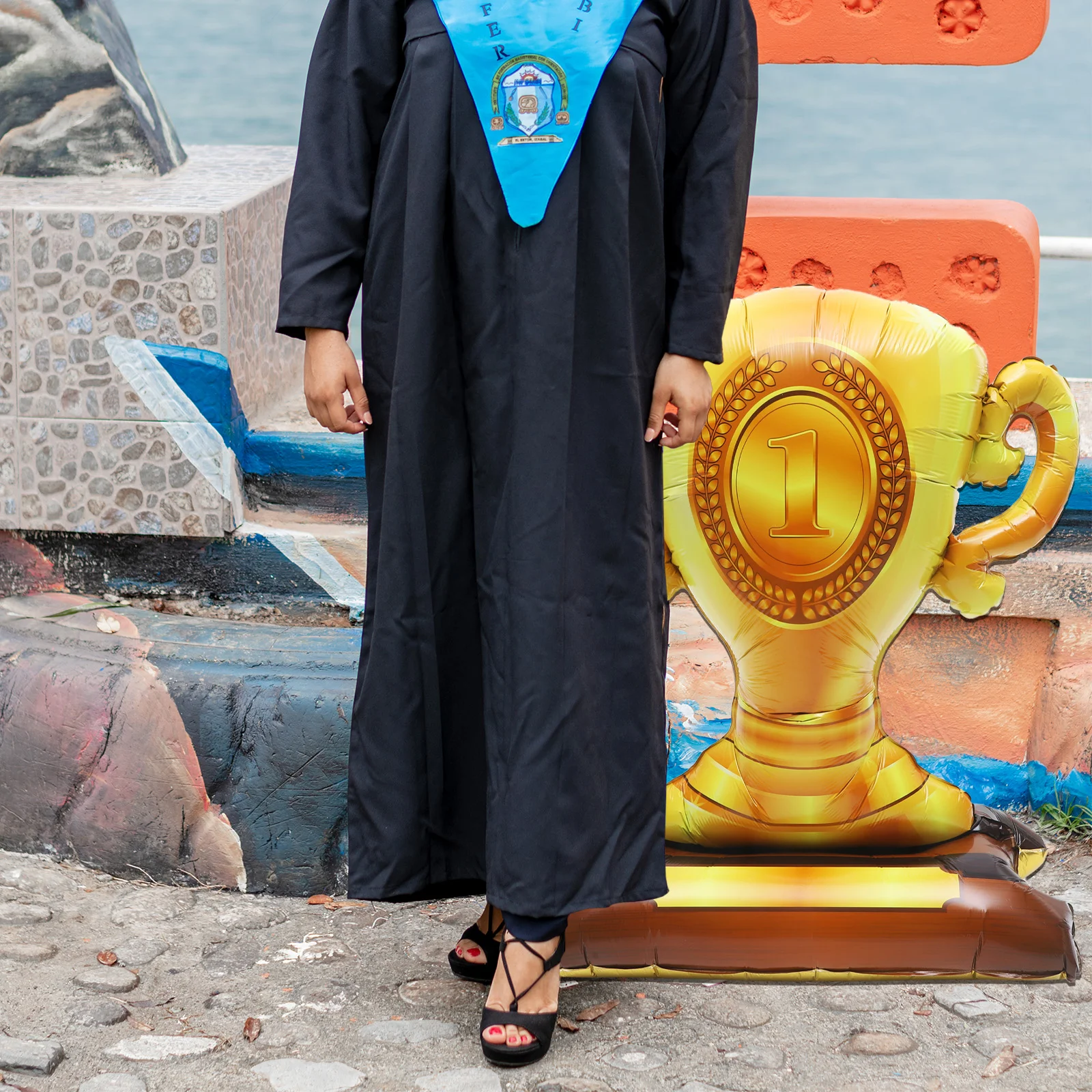 Трофейный воздушный шар Премиум вечерние украшения Золотые игры Спорт