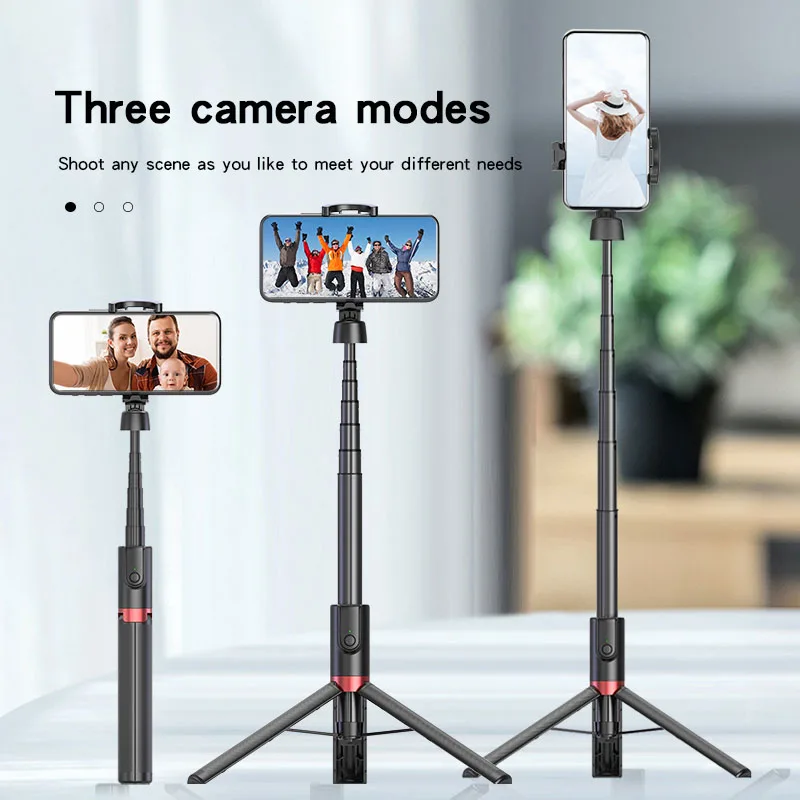 

Lengthened Integrated Bluetooth Selfie Stick Mobile Phone Bracket Live Tripod Telescopic Aluminum Alloy Charging Remote Control