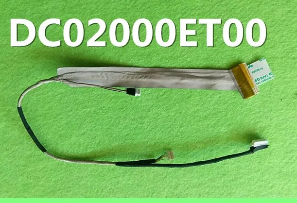 Гибкий кабель для видеоэкрана для ноутбука Lenovo Ideapad N200 Y410 Y410A F41A F41G F41M F41, ЖК-дисплей, ленточный кабель DC02000ET00