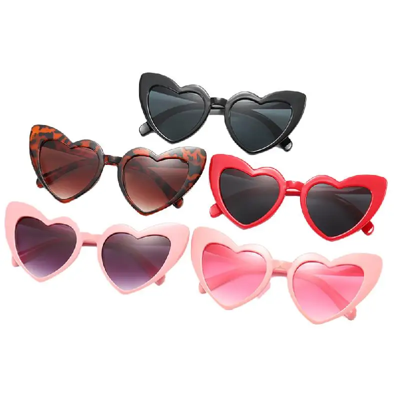 

UV400 Protection Heart Sunglasses Women Brand Designer Cat Eye Sun Glasses Female Retro Love Heart Shaped Glasses Ladies
