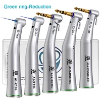 dental contra angle handpiece 41161 201reduction speed hand piece implant teeth single water spray green ring with optical