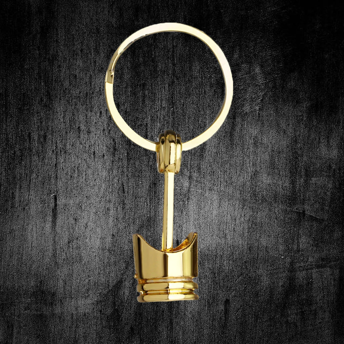 

Creative Metal Engine Piston Keychain Keyring for Car Accessories and Fidgeting Anxiety Relief Gift