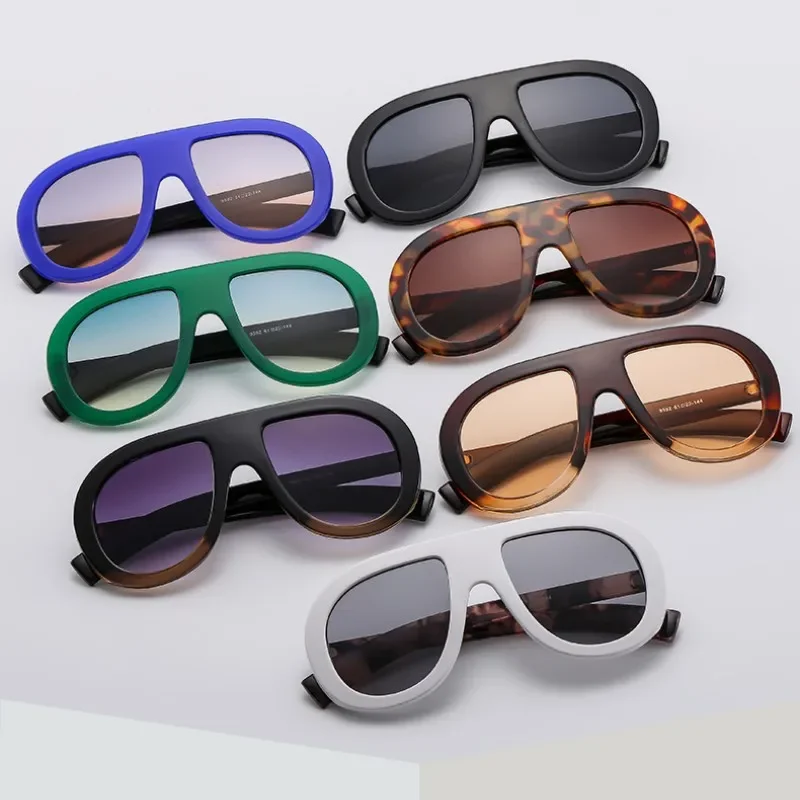 JNPCXI большие круглые солнцезащитные очки для женщин и мужчин модные повседневные