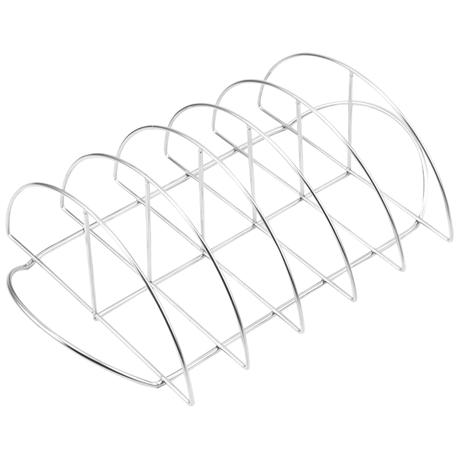 

Rib Rack For Smoking Stainless Steel Standing Nonstick Grill Rack BBQ Rib Racks For Barbecue Roasting Grilling Accessories