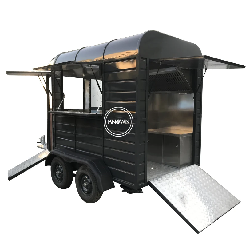

Horse Trailers Mobile Bars Ice Cream Vending Van Vintage Horse Box Food Carts Food Stall Kiosk Food Trailer
