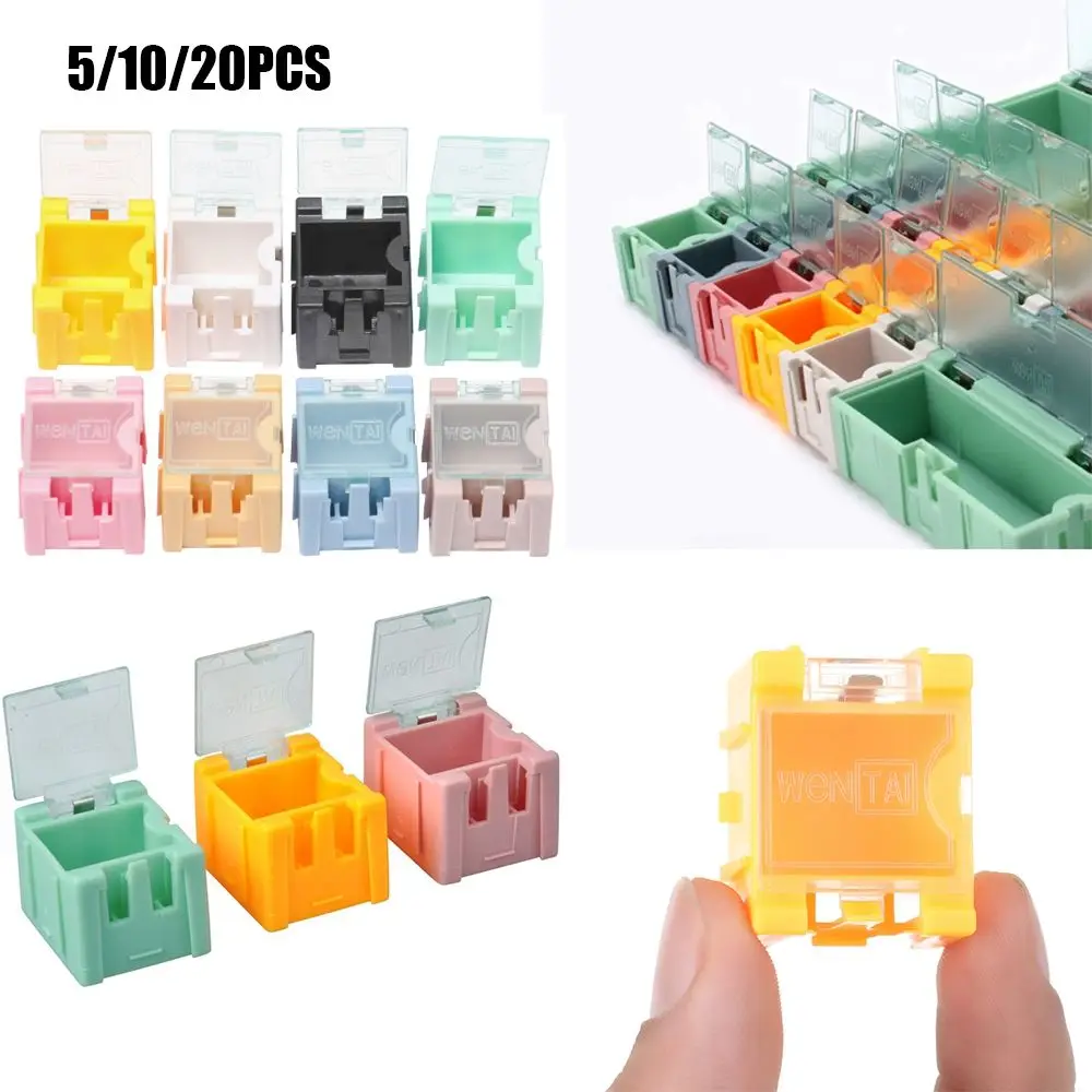 

Plastic Power Tools Accessories patch box SMT Component container SMT Kit SMD Storage boxes Electronic parts case