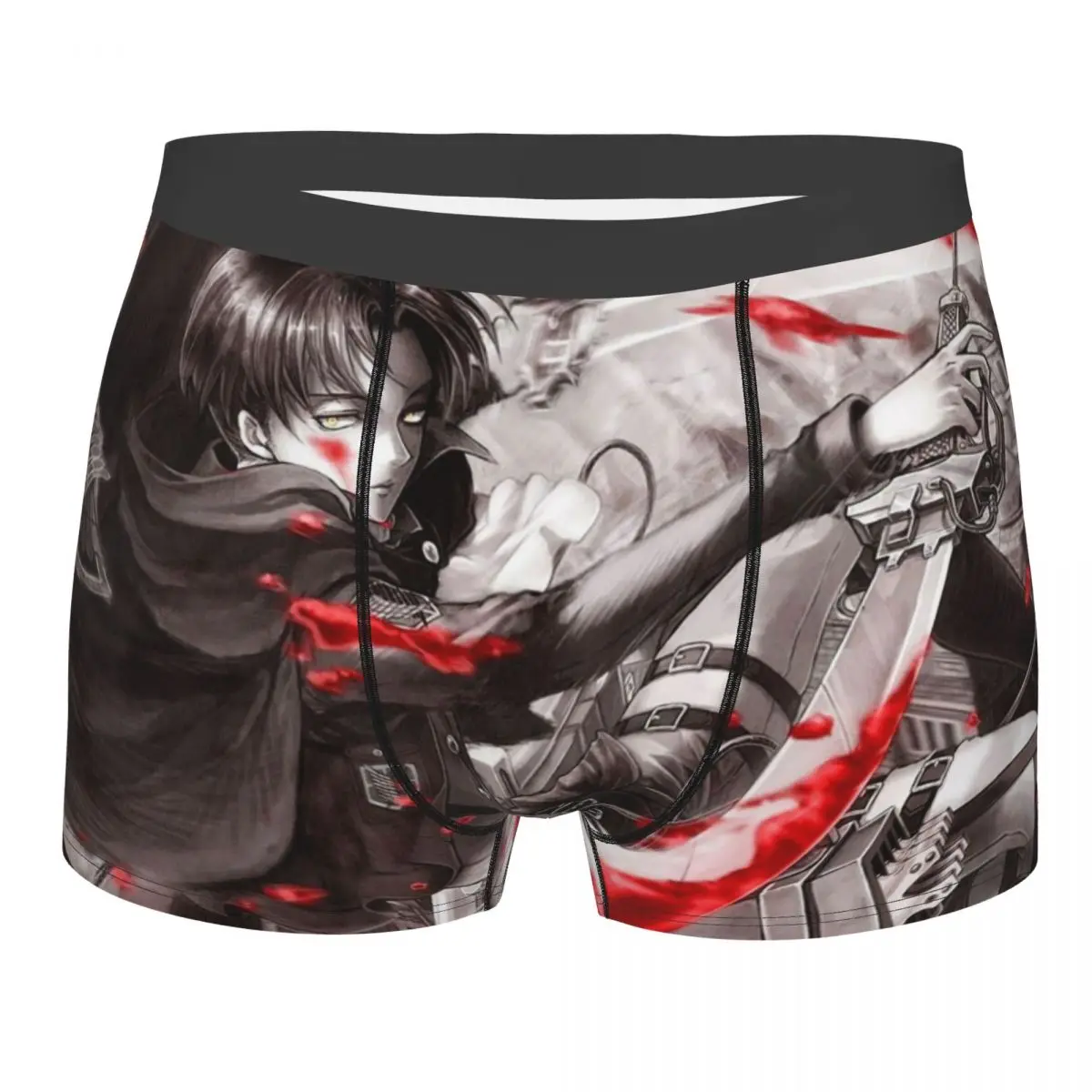 

Kill Man's Boxer Briefs Attack on Titan Eren Jager Juvenile Anime Breathable Funny Underwear Top Quality Print Shorts Gift Idea