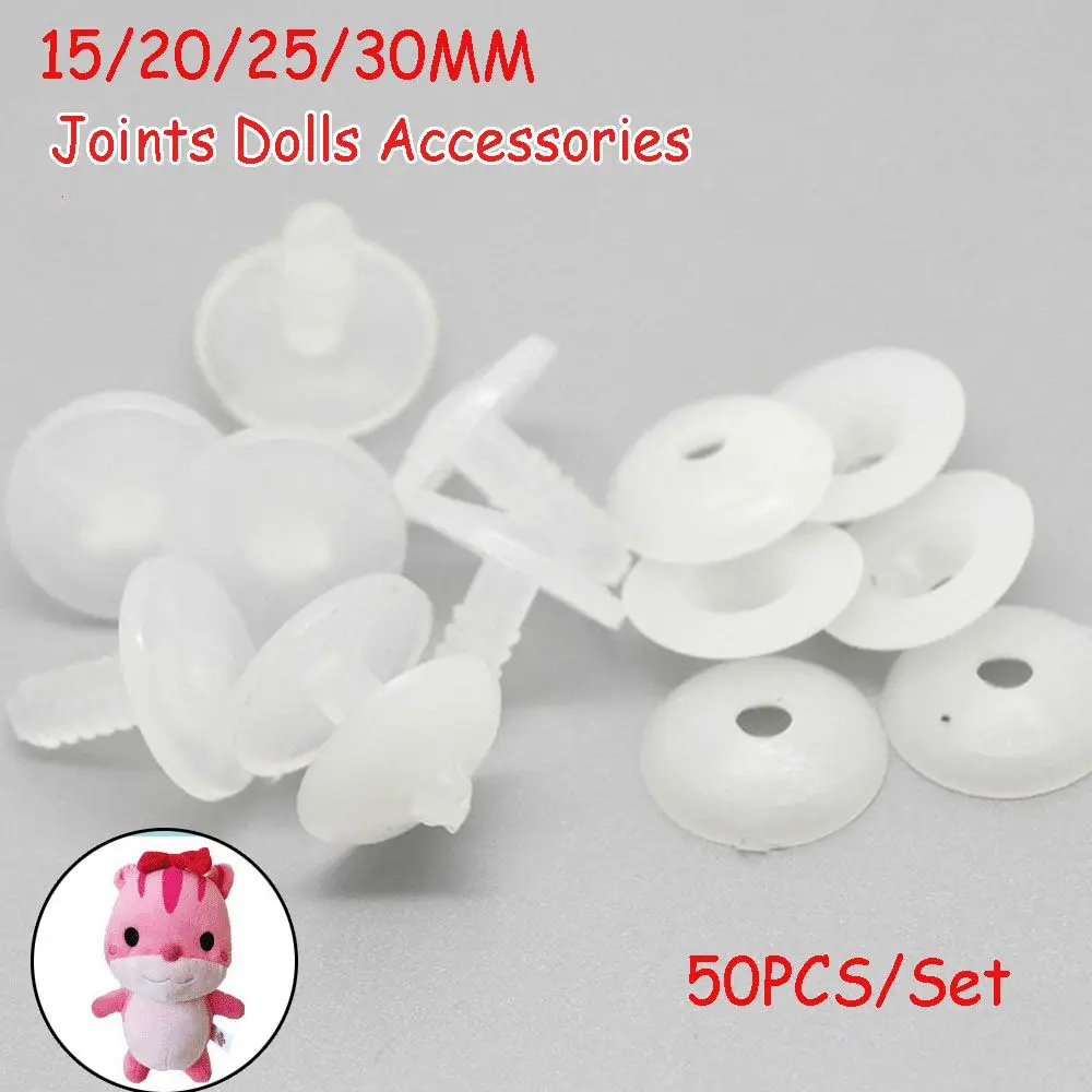 

15/20/25/30/35/45mm Hot Stuffed Toys White Washer Handmade Plastic Doll Joints Teddy Bear Making DIY Crafts Blythe