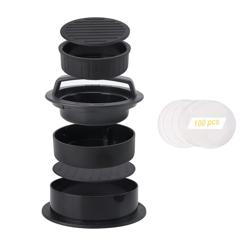 Пресс для гамбургеров 3 в 1 Пресс для гамбургеров с антипригарным покрытием 100 пирожков Форма для гамбургеров из говядины и овощей Кухонные гаджеты Make Patty