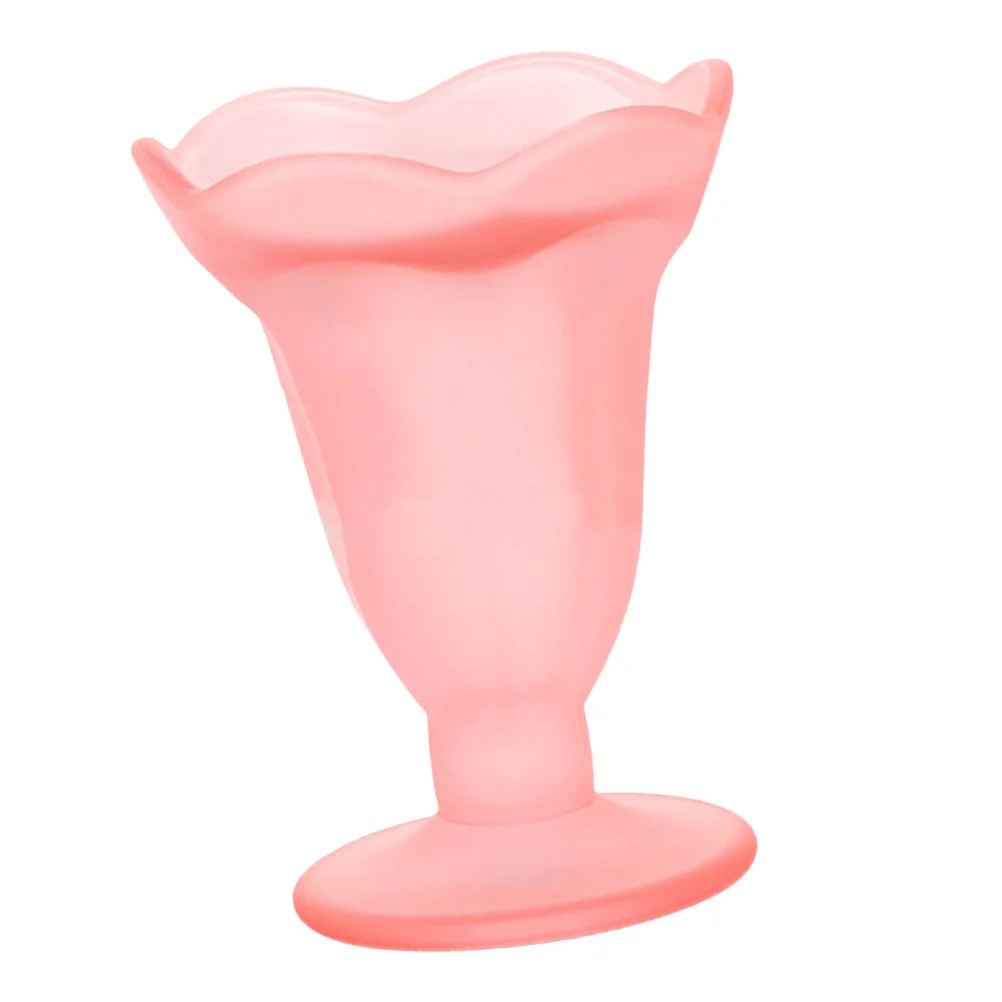 

Summer Dessert Serving Cup Glass Ice Cream Cup Home Shake Holder )